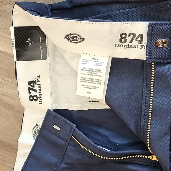 Dickies Original 874® Work Pants, Dark Navy 32x32 - Picture 10 of 12